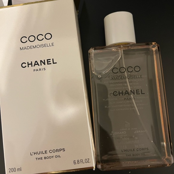 coco mademoiselle body oil